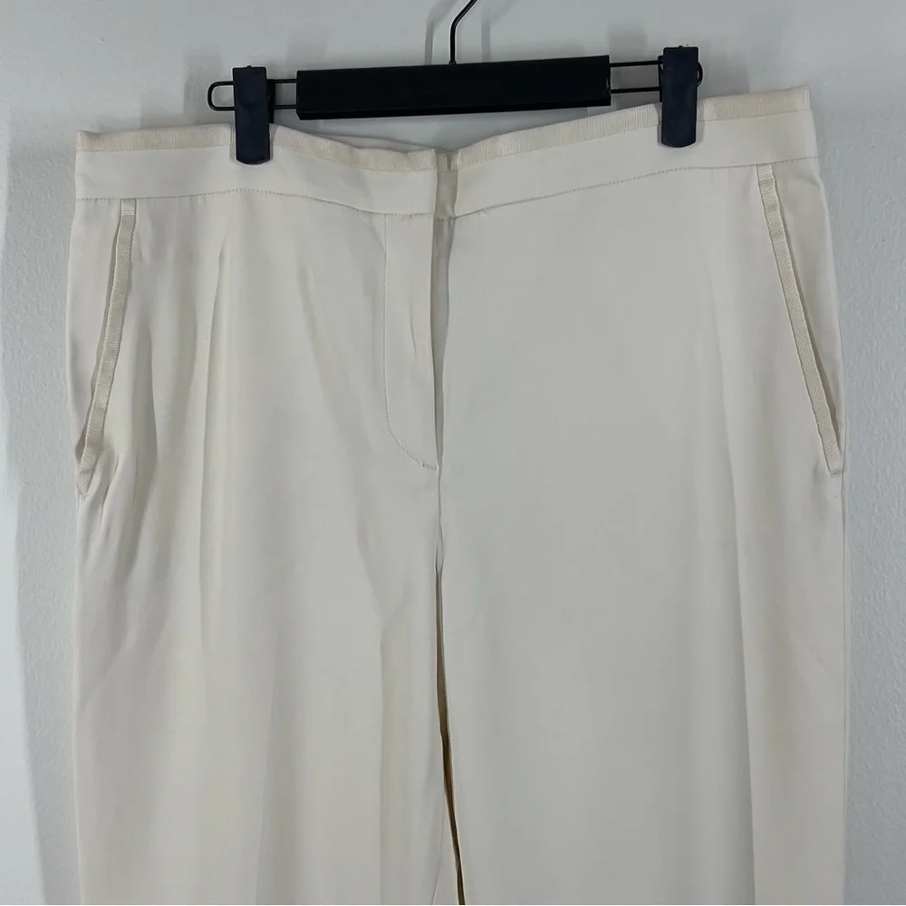 RAG & BONE New York Women’s Size 10 Cream Straight Legged Tailored Suit Pants